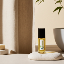 Bombshell Body Oil unisex body oil bottle for moisturizing skin, softening dry areas, and daily body care.