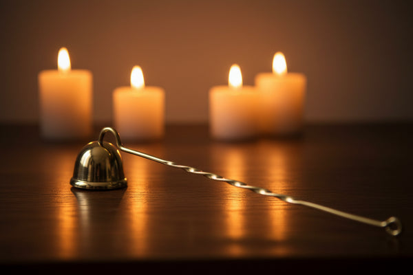 Brass Candle Snuffer, 10.25 inches