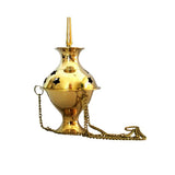 Brass Hanging Incense Burner with adjustable chain