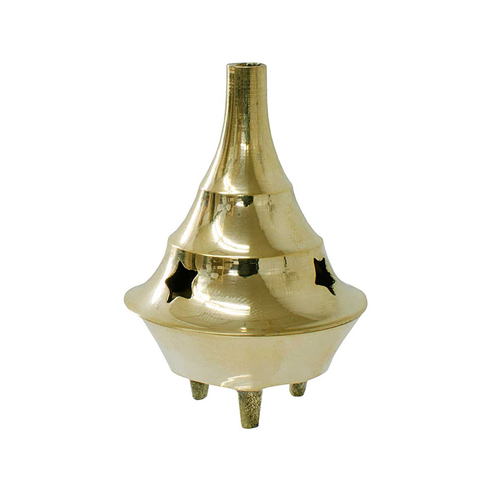 Brass Incense Cone Burner, 2 1/2 inches