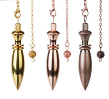 Brass Metal Dowsing Pendulum for dowsing, divination, and energy work.