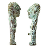 Pachamama & Pachapapa brass figurines for meditation spaces, ceremonial practice, and altar decoration.