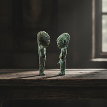 Pachamama & Pachapapa brass figurines for meditation spaces, ceremonial practice, and altar decoration.