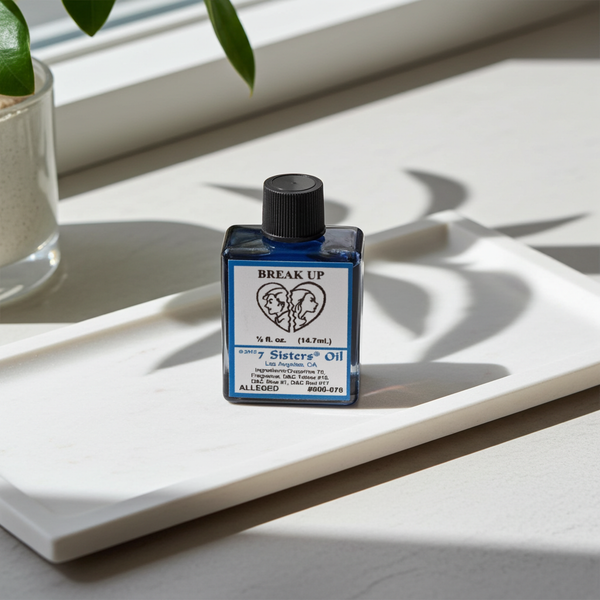 Break Up Wish Oil spiritual oil bottle for separation work, petition rituals, and intention-based candle dressing.