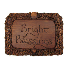 Bright Blessings Plaque by Dryad Design, wood finish