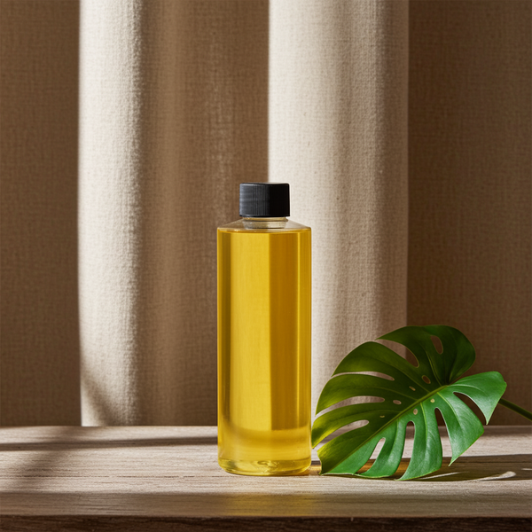 Bright Crystal Body Oil bottle for moisturizing skin, body care, and daily softening use.