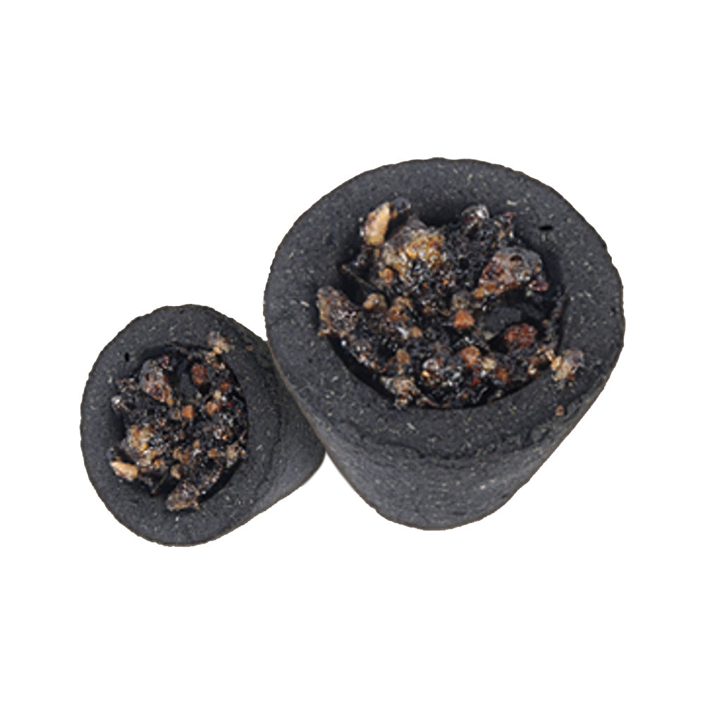 Buddha's Bliss Incense Smudge Cups, lit cup detail