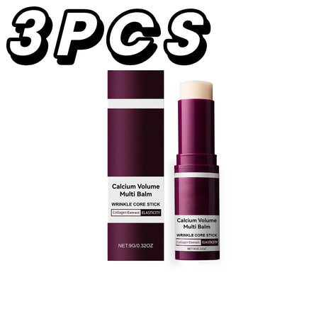 Calcium Collagen Multi Balm Stick face balm for hydrating dry areas and daily skin nourishment.