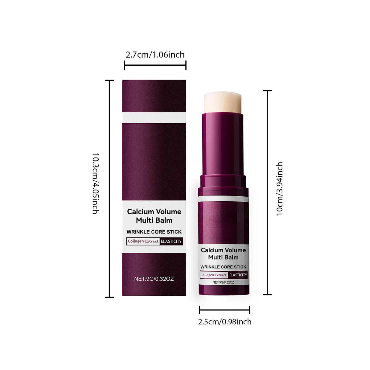 Calcium Collagen Multi Balm Stick hydrating firming balm for everyday facial skincare use.