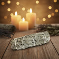 California White Sage Smudge Stick, 4 inches