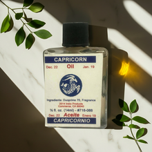 Capricorn Wish Oil astrology oil bottle for prayer, wish work, and Capricorn-inspired ritual use.