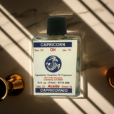 Capricorn Wish Oil spiritual oil bottle for intention setting, meditation, and personal ritual work.