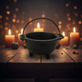 Cast Iron Cauldron, 3 x 5 inches