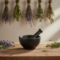 Cast Iron Mortar and Pestle Set, 3.5 inches