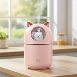 Cute Cat Cool Mist Humidifier device for bedroom humidity control, air moisture support, and daily comfort use.