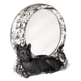 Cat-shaped mirror decorative wall piece for bedroom décor, hallway styling, and playful interior decoration.