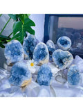 Celestite Crystal Clusters for meditation, home décor, and crystal collecting.