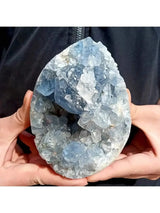 Celestite Crystal Clusters for meditation, home décor, and crystal collecting.