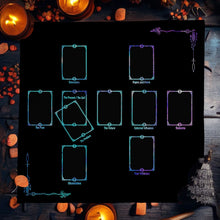 Celtic Cross esoteric Tarot altar cloth for divination, ceremonial practice, and tarot card arrangement.