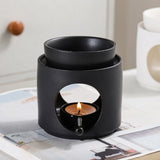 Ceramic Essential Oil & Incense Holder Burner ceramic dish holder for aromatherapy, incense burning, and daily meditation use.