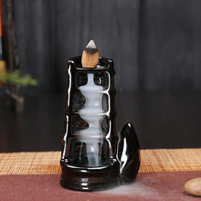Ceramic reflux oil burner for essential oil diffusion, stress relief, and home fragrance use.