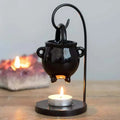 Ceramic tealight oil burner diffuser for warming fragrance oils, wax melts, and home aromatherapy use.