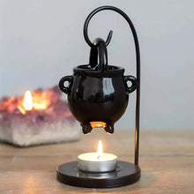 Ceramic tealight oil burner diffuser for warming fragrance oils, wax melts, and home aromatherapy use.