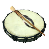 Small Ceremonial Drum, handcrafted in Bali, front view