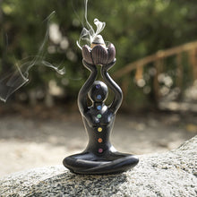 Chakra Backflow Incense Burner, additional view