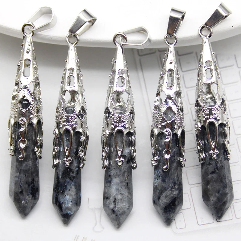 Chakra crystal pendulums healing tool for Reiki therapy, chakra alignment, and energy balancing.