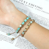 Chakra Emperor Stone beaded bracelet for spiritual alignment, calming focus, and yoga accessory wear.
