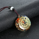 Chakra Orgone Energy Healing Pendant for meditation, gifting, and crystal jewelry.