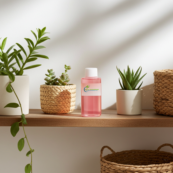 China Rain Fragrance Oil bottle for oil burners, candle making, and fresh atmospheric home fragrance.