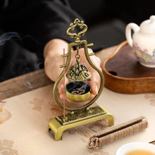 Chinese Hanging Alloy Incense Burner censer for incense burning in meditation rooms, altars, and spiritual ceremonies.