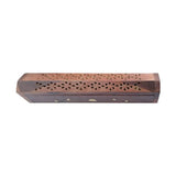 Chinese handcrafted incense burner box for incense stick burning in prayer, mindfulness practice, and room freshening.