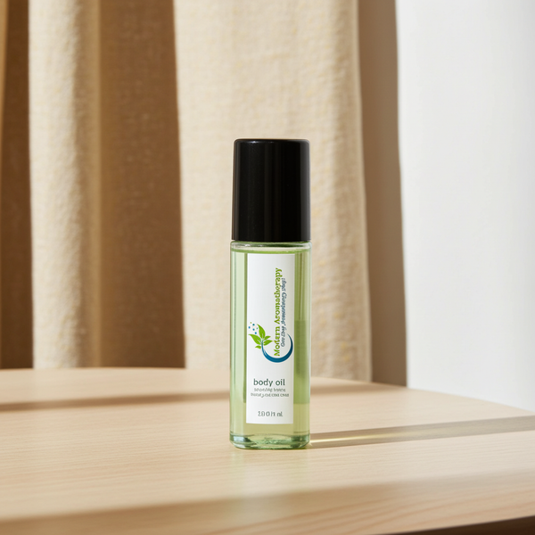 Chocolate Body Oil unisex body oil bottle for moisturizing skin, softening dry areas, and daily body care.