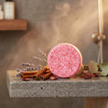 Cinnamomum Herbal Solid Shampoo Bar 60g with packaging for natural oily hair care.