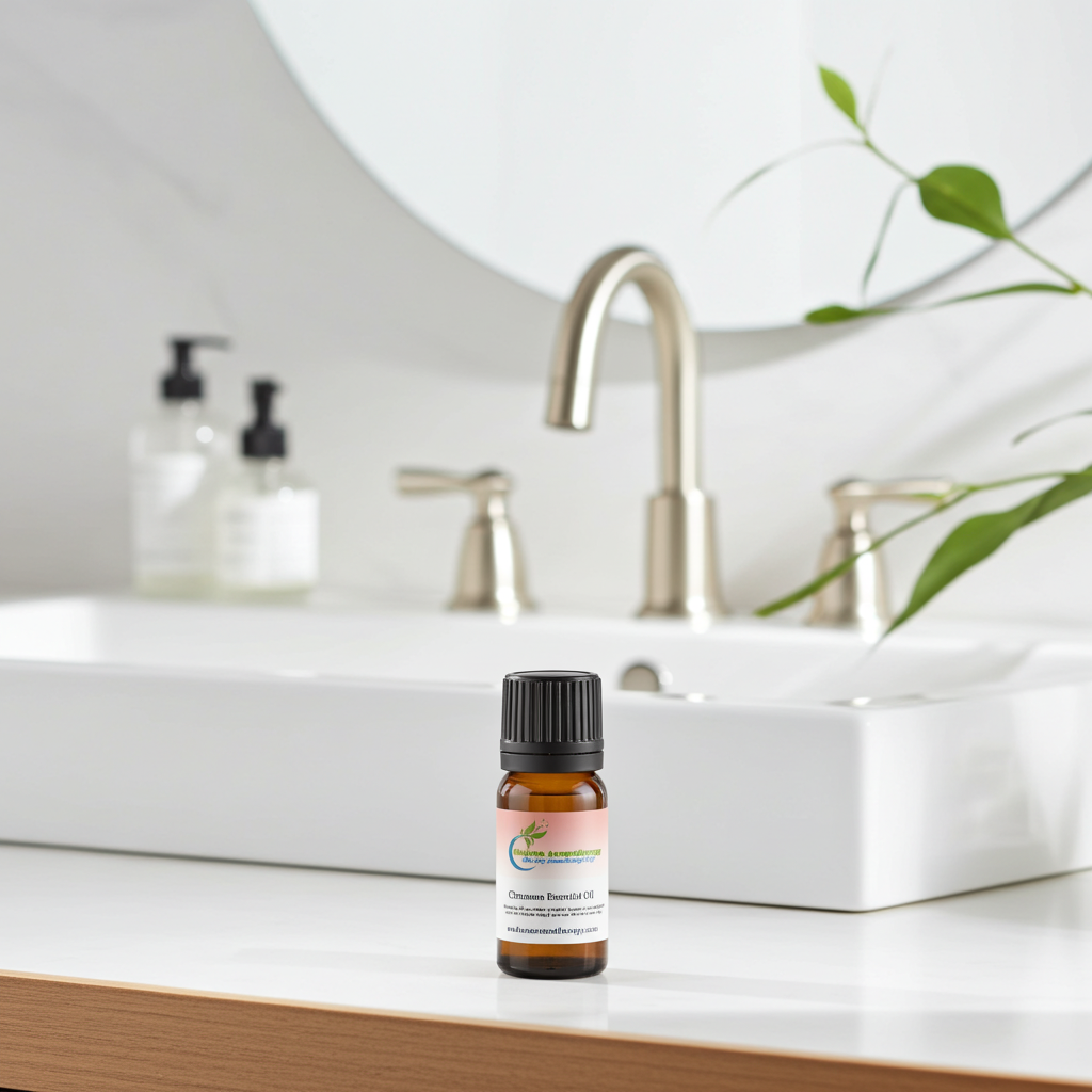 Cinnamon Essential Oil bottle for aromatherapy, home fragrance, and diffuser use.
