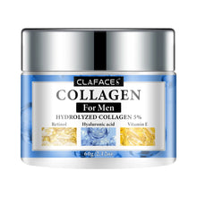 CLAFACES Smooth Wrinkle Cream for Men jar with silver lid on white background.