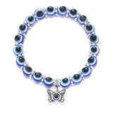 Classic blue evil eye bracelet for everyday jewelry wear, symbolic protection, and versatile styling.
