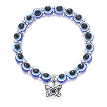 Classic blue evil eye bracelet for everyday jewelry wear, symbolic protection, and versatile styling.