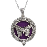 Classic Tree of Life essential oil necklace pendant for portable aromatherapy, calming support, and daily wellness use.