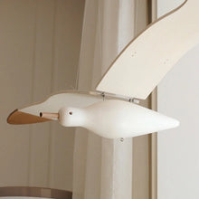 Handmade Wooden Seagull Wall Hanging wooden art piece for coastal wall decoration and beach house interior accents.