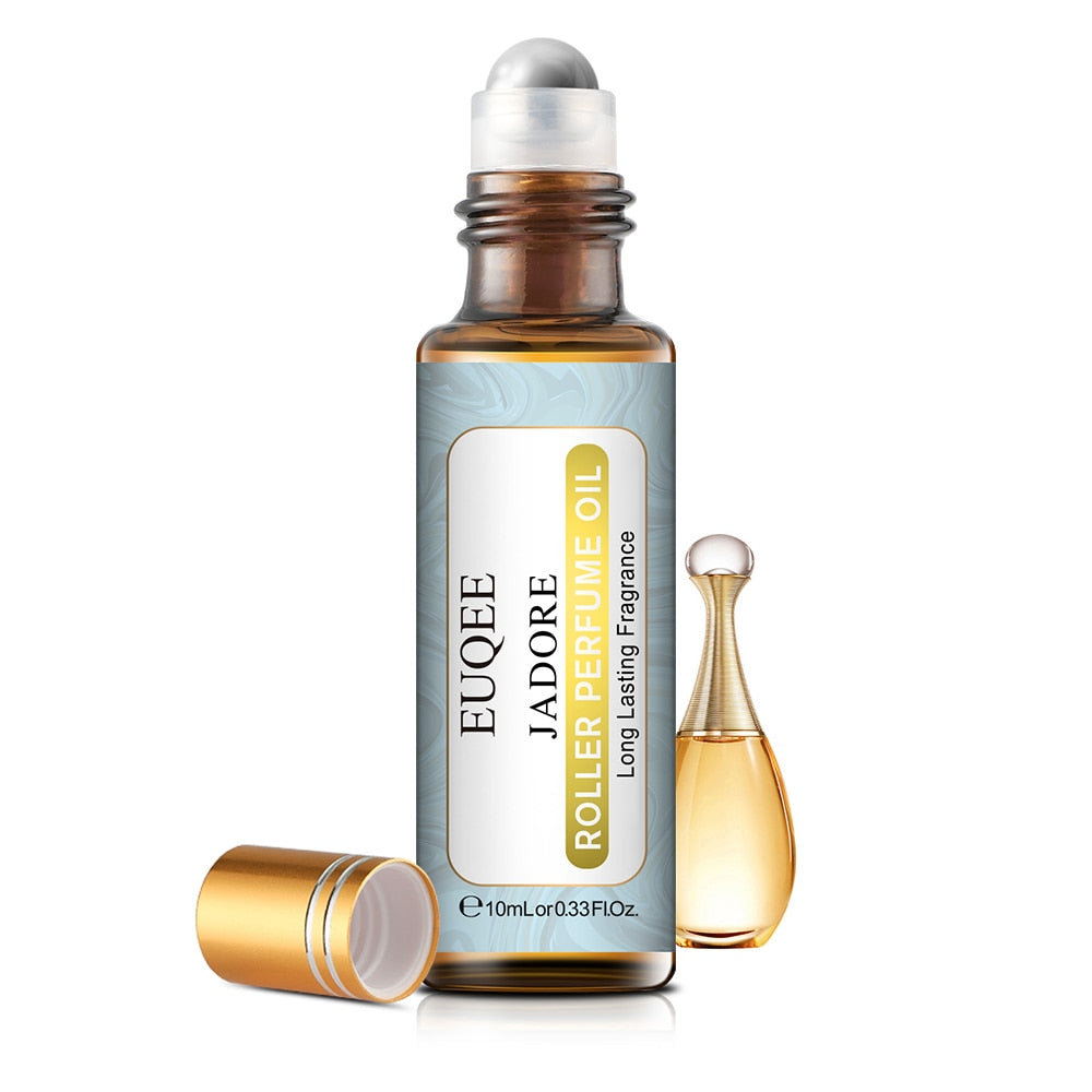 EUQEE Coconut Vanilla Angel fragrance roller bottle for smooth perfume application, layering, and everyday scent use.