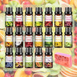 Coconut Vanilla & Fruit scented fragrance oil 10ml bottle for home fragrance blending, candle making, and soap crafting.
