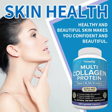 Collagen Capsules bottle for supporting skin elasticity, hair strength, and joint comfort.
