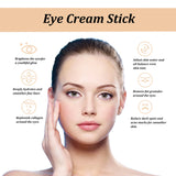 Collagen snail eye cream stick for firming eye bags, easing puffiness, and supporting daily under-eye care.
