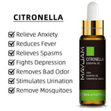 Concentrated essential oil 10ml bottle with multiple scents for DIY use, diffusers, and home fragrance blending.