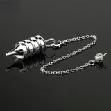Cone-Shaped Copper Brass Pendulum for dowsing, divination, and energy work.