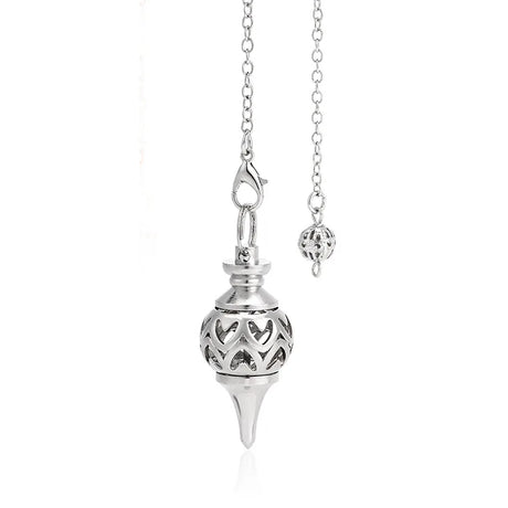 Cone-Shaped Copper Brass Pendulum for dowsing, divination, and energy work.
